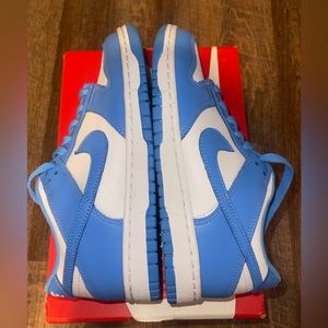 White/University Blue-White Nike Dunk Low (GS)